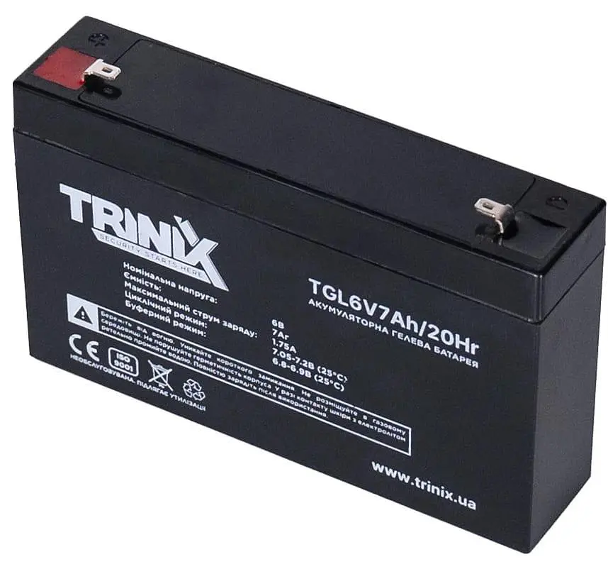 Аккумуляторная батарея для ИБП Trinix GEL 6 V / 7 А*ч (44-00072) - фото 5