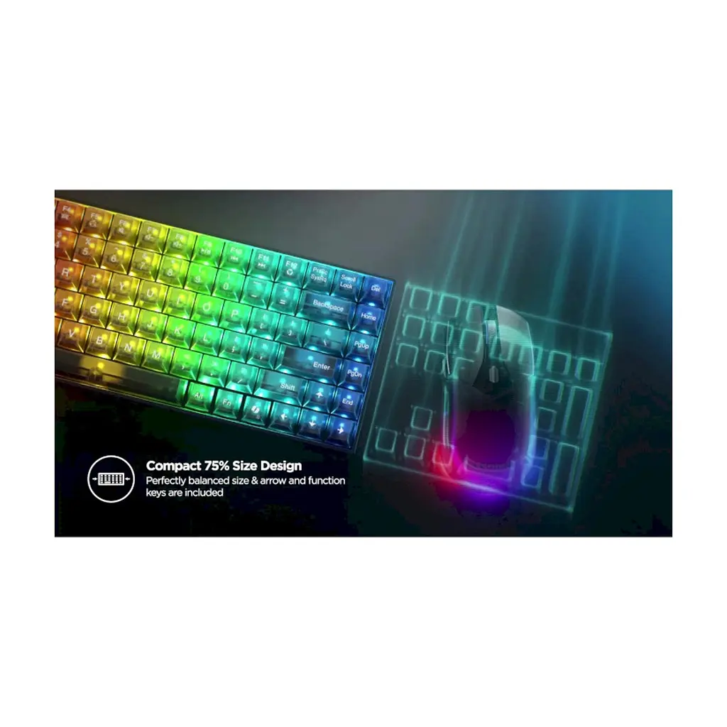 Клавіатура Lenovo Legion K510 Mini Pro USB UA Black (GY41P80864) - фото 8