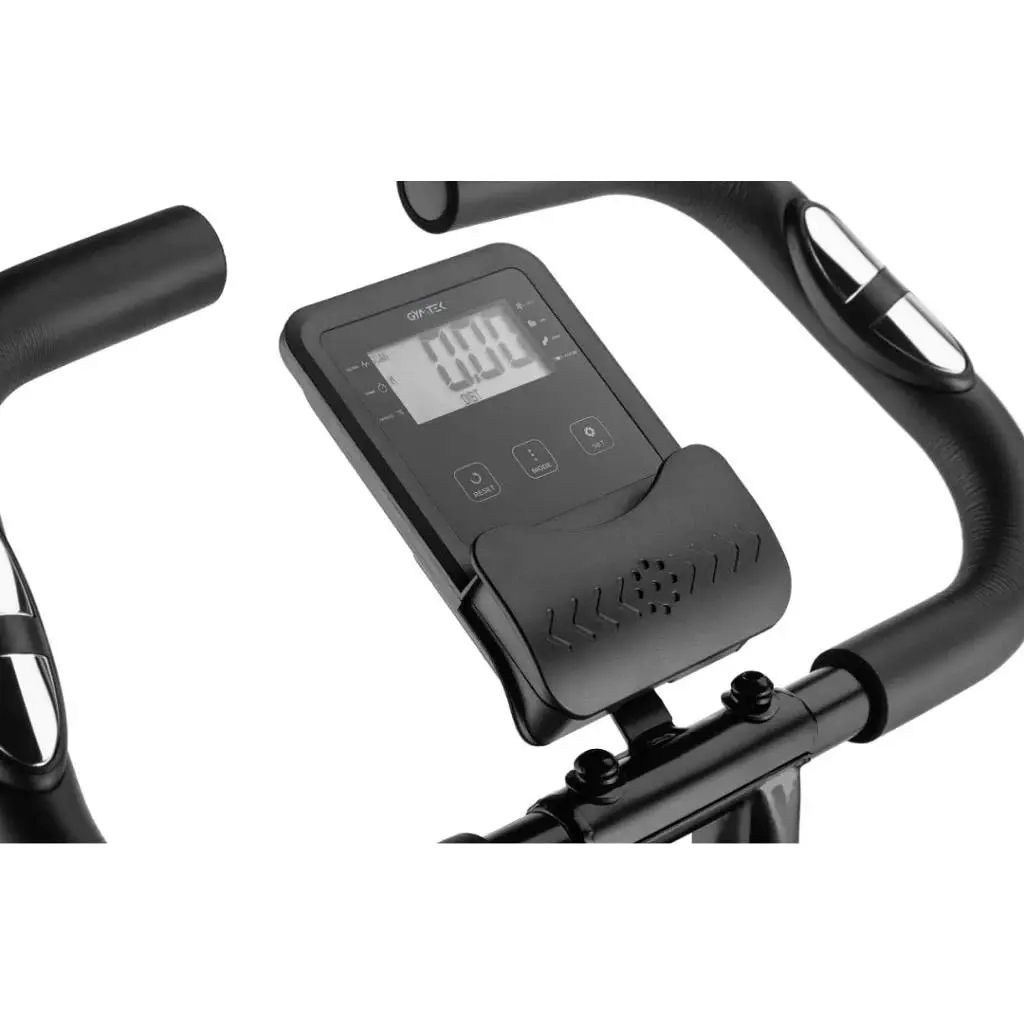 Велотренажер Gymtek FX800 магнитный складной с эспандерами золотой - фото 6