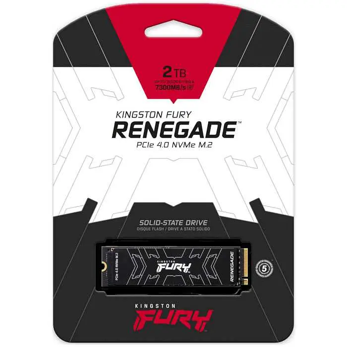 Накопитель SSD Kingston Fury m.2 NVMe 2TB Renegade (SFYRD/2000G) Б/у - фото 3