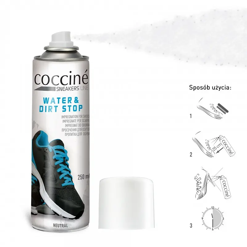 Спрей-просочувач Coccine Water&Dirt Stop від пилу та вологи, 250 мл, безбарвний