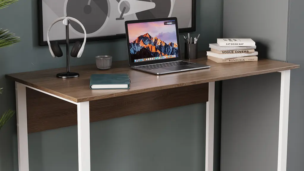 Комп'ютерний стіл Ferrum-decor Раян 75x100x60 білий ДСП Дуб Сонома Труфель 32мм (FRD-101128) - фото 4