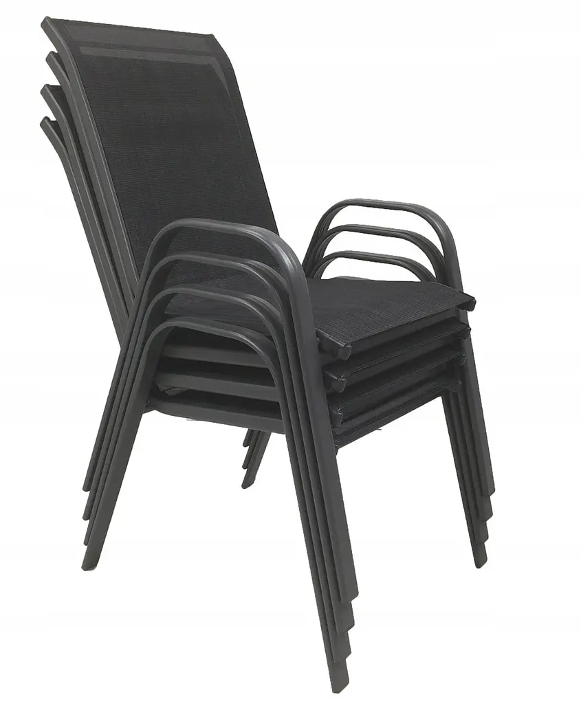 Комплект садових меблів GardenLine Verona-4 Grey круглий стіл - фото 6