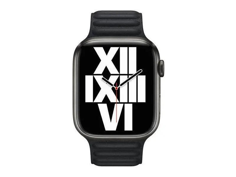 Ремінець Apple Midnight Leather Link M/L (ML823) для Watch 44/45mm - фото 2