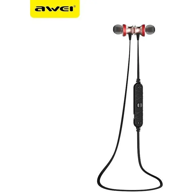 Наушники беспроводные Awei A921BL Bluetooth гарнитура магнитная - фото 7