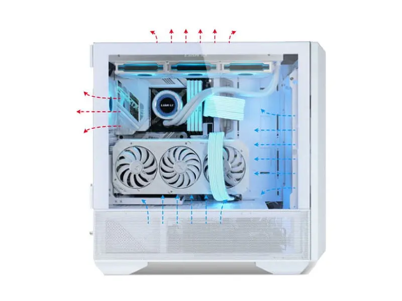 Корпус Lian Li Lancool III RGB White (G99.LAN3RW.00) - фото 2