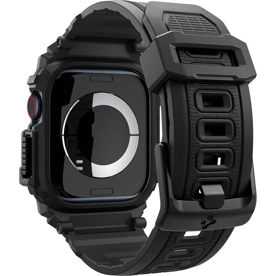 Чохол-ремінець Spigen Rugged Armor Pro для Apple Watch 46mm Matte Black (ACS08604) [149627] - фото 6
