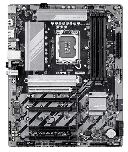 Материнская плата LGA1851, Gigabyte B860 DS3H WIFI6E, B860, 4xDDR5, 1xPCI-E 5.0 x16, 4xPCI-E 4.0 x16, 4xSATA3, 2xM.2, Realtek 7.1, Realtek 2.5Gb, WiFi 6E, Bluetooth 5.3, HDMI/DP, ATX - фото 2