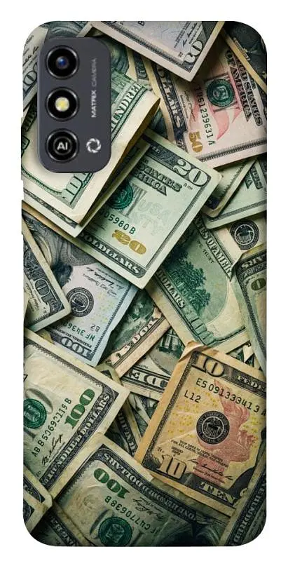 TPU чохол Demsky Dollars для ZTE Blade A53