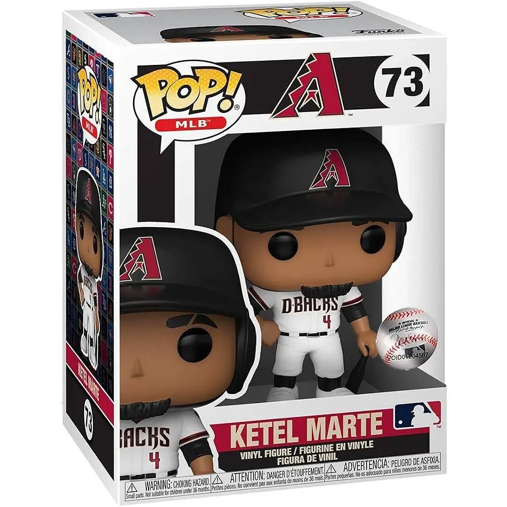 Фигурка Funko Pop Фанко поп Ketel Marte Arizona Diamondbacks Кетель Марте Аризона Даймондбекс 10 см KM AD 73 - фото 3