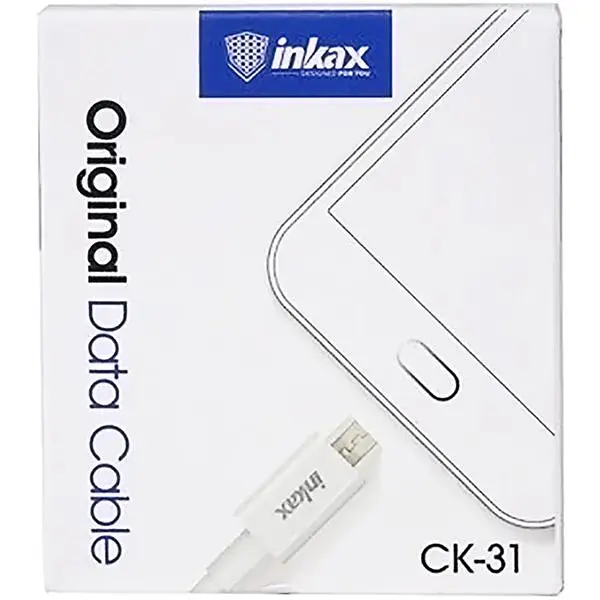 Кабель Inkax CK-31 Micro cable 1m White - фото 2