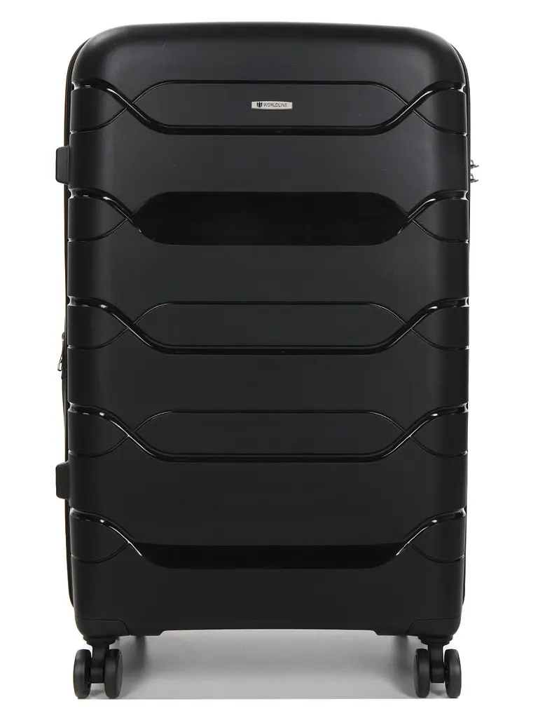 Валіза велика L Worldline Airtex 282 109л 74×47×30см Чорний - фото 3