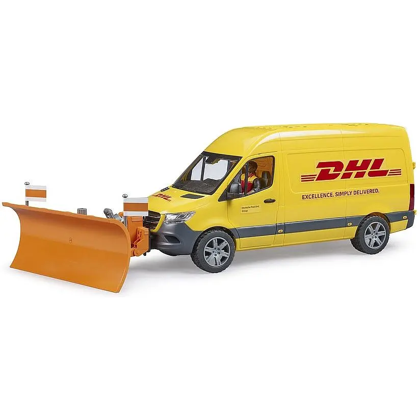 Ігровий набір Bruder Автомобіль MB Sprinter кур'єр DHL з фігуркою 1:16 (02671) - фото 5