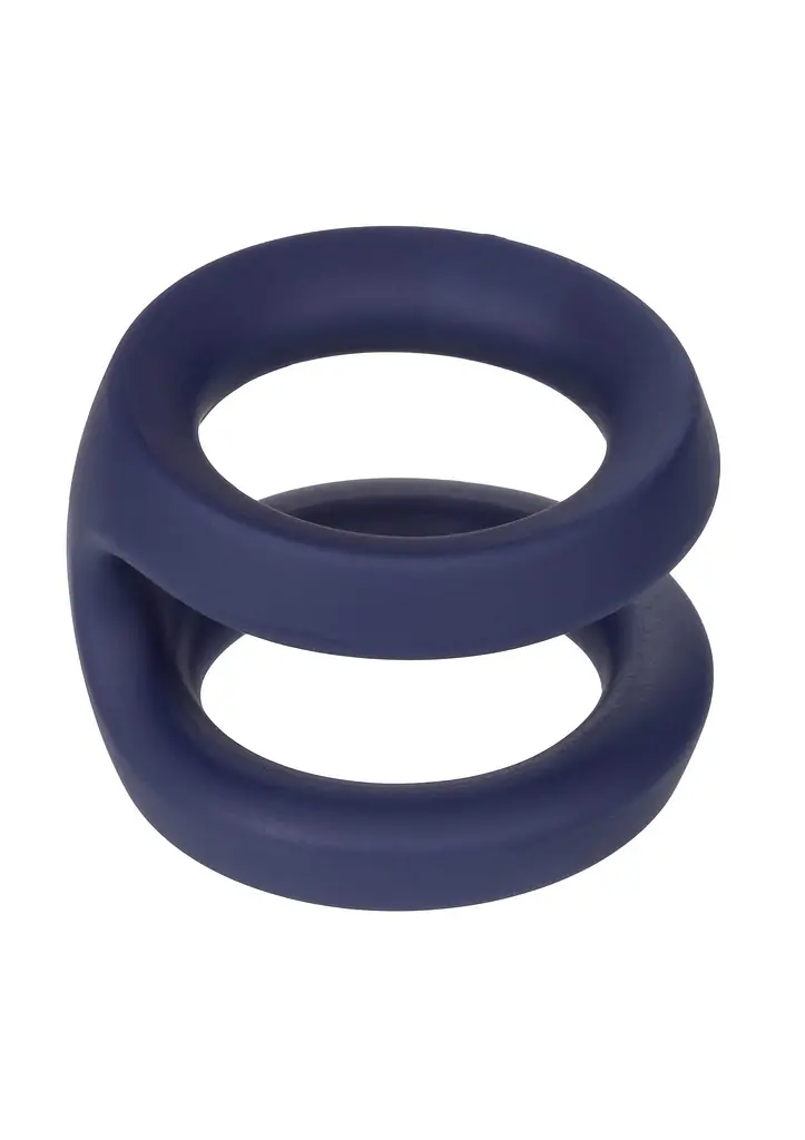 Ерекційне кільце Calexotics Viceroy Dual Ring, 3,2 см (синій) - фото 12