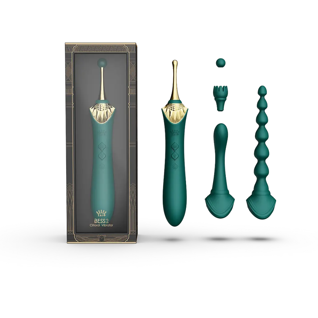 Вибратор Zalo Bess 2 21.8 см зеленый - фото 2