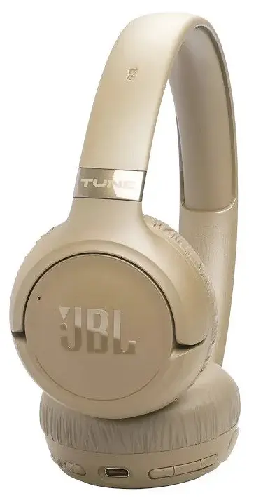 Навушники бездротові JBL TUNE 680NC бежевий (JBLT680NCBEG) (7225528) - фото 6
