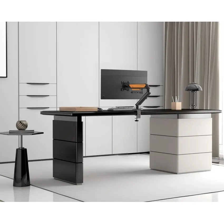 Кронштейн настільний для монітора 17-32 дюйми Anda Seat ADWA6D1SBO Stealth II Black-Orange - фото 13