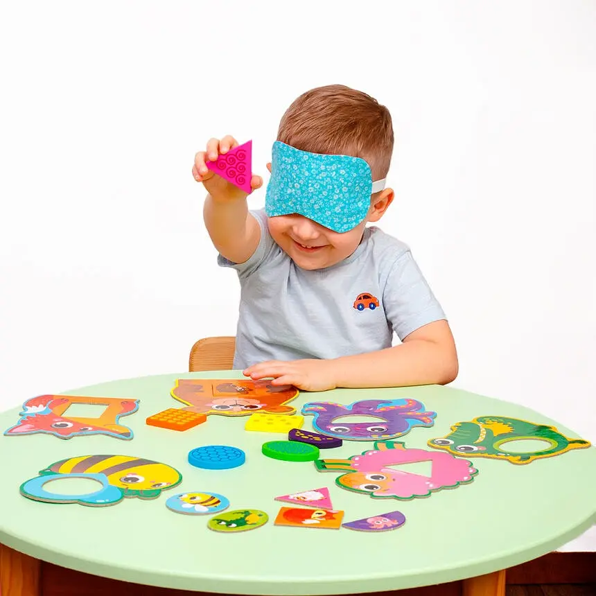 Дерев'яна мозаїка Vladi Toys Звірятка ZB2002-05 (укр) - фото 4