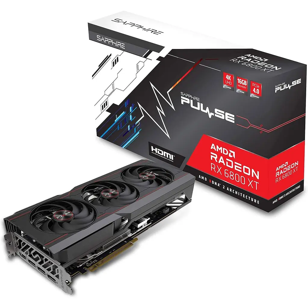 Відеокарта Sapphire AMD Radeon RX 6800 XT 16GB Pulse (11304-03-20G) (GDDR6, 256 bit, PCI-E v4.0 x16) Б/в - фото 6