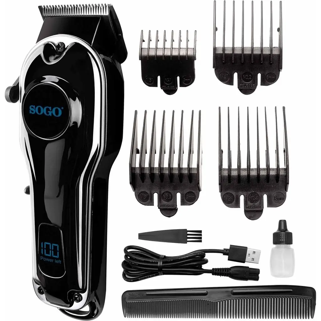 Машинка для стрижки Sogo SS-3485 Black [128960] - фото 4