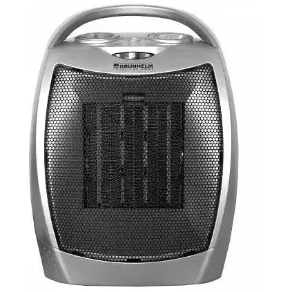 Тепловентилятор Grunhelm PTC-905 обігрівач дуйчик керамічний нагрівальний елемент 1500 Вт сірий - фото 2