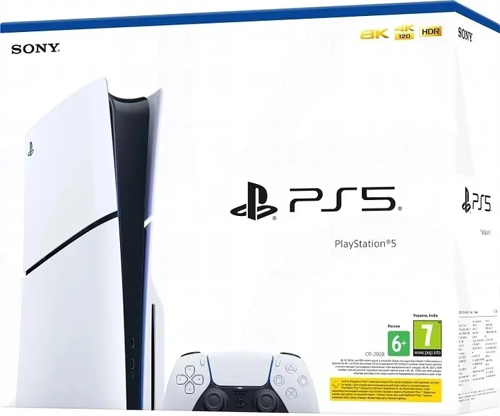 Ігрова приставка Sony PlayStation 5 Slim White з Blu-ray приводом (CFI-2008) - фото 2