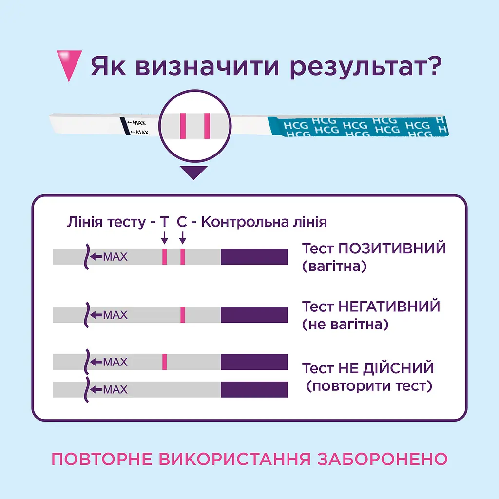 Тест-смужка для визначення вагітності Evitest №2, 2 шт. (3027256) - фото 4