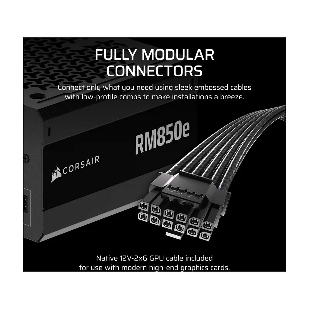 Блок живлення Corsair 850W RM850e (CP-9020296-EU) - фото 9