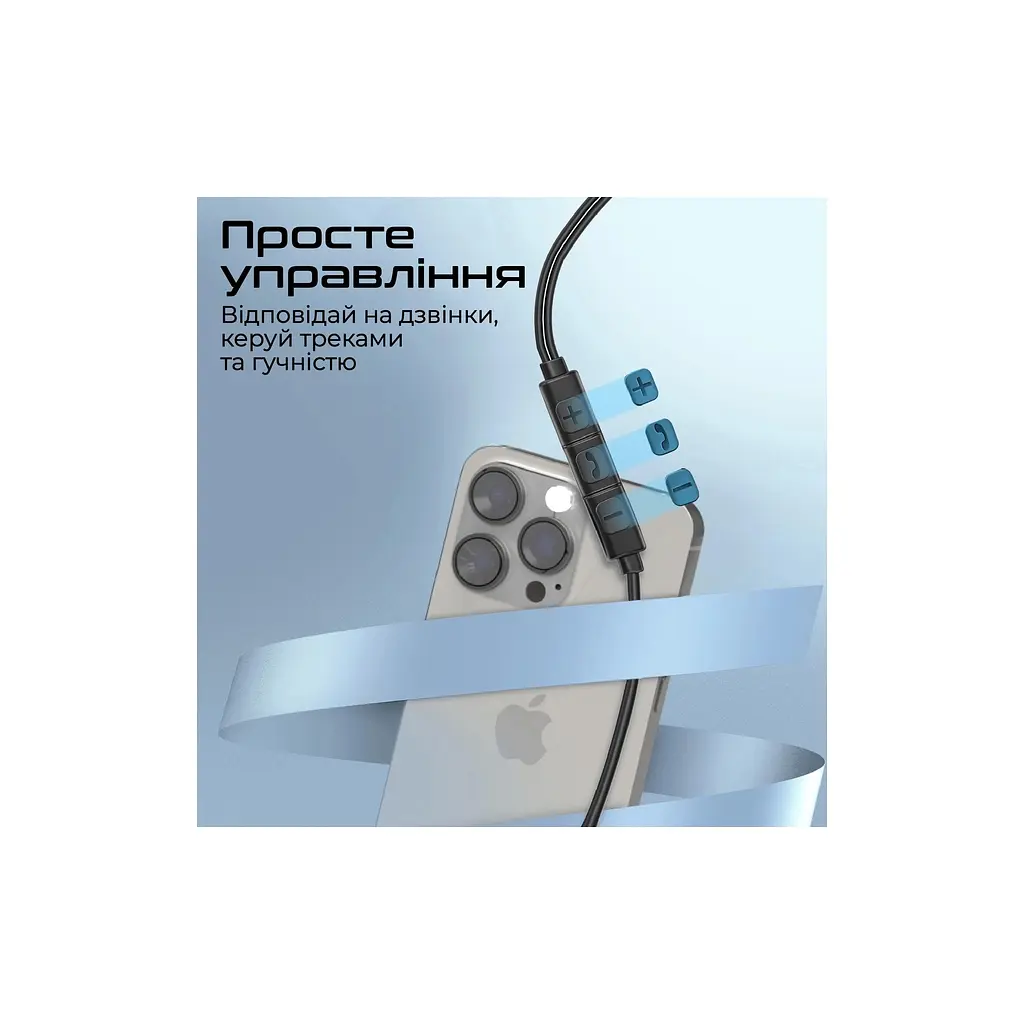Навушники Promate Silken-C Grey (silken-c.grey) - фото 6
