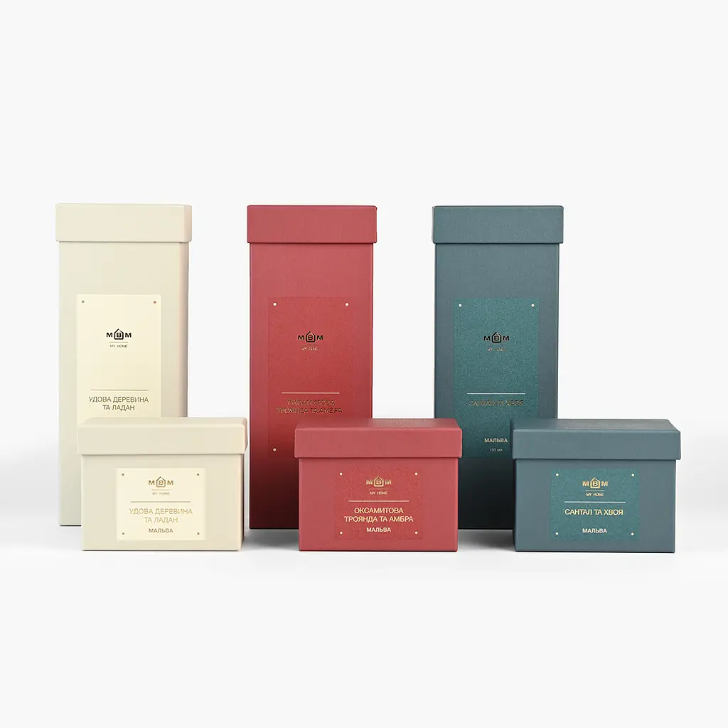 Свічка ароматична МВМ My home Мальва оксамитова троянда та амбра 80х80 мм червона (FR-12) - фото 5