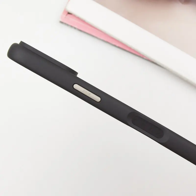 TPU+PC чохол Blueo Skin Friendly Frosted with MagSafe для Apple iPhone 16 (6.1) Чорний / Black - фото 4