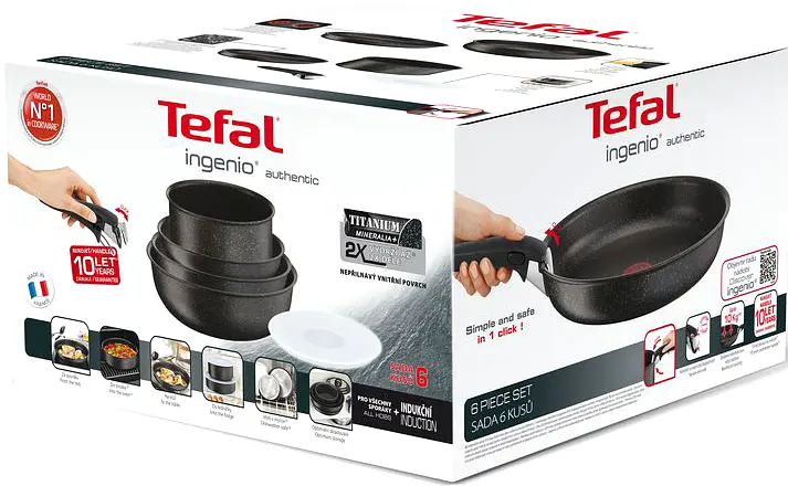 Набор посуды Tefal Ingenio Authentic, 6 предметов (L6719452) - фото 11