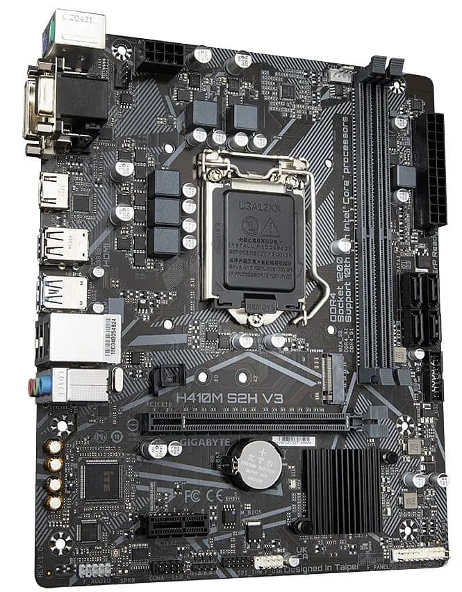 Материнська плата Gigabyte H410M S2H V3 (H410M S2H V3) (Socket 1200, Intel H410, Micro-ATX) Б/в - фото 2