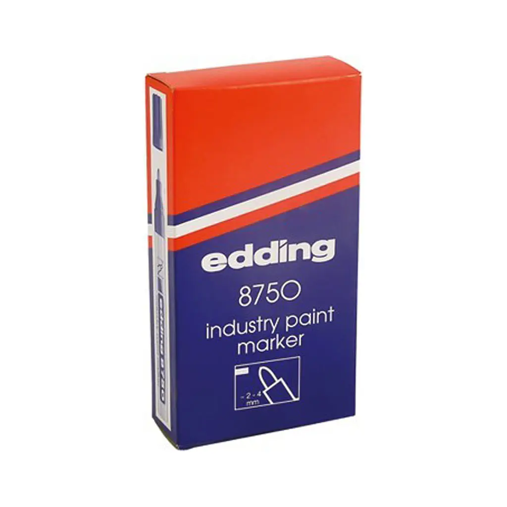 Маркер Edding Спеціальний промисловий лак-маркер Industry Paint 8750 2-4 мм Синій (e-8750/03) - фото 2