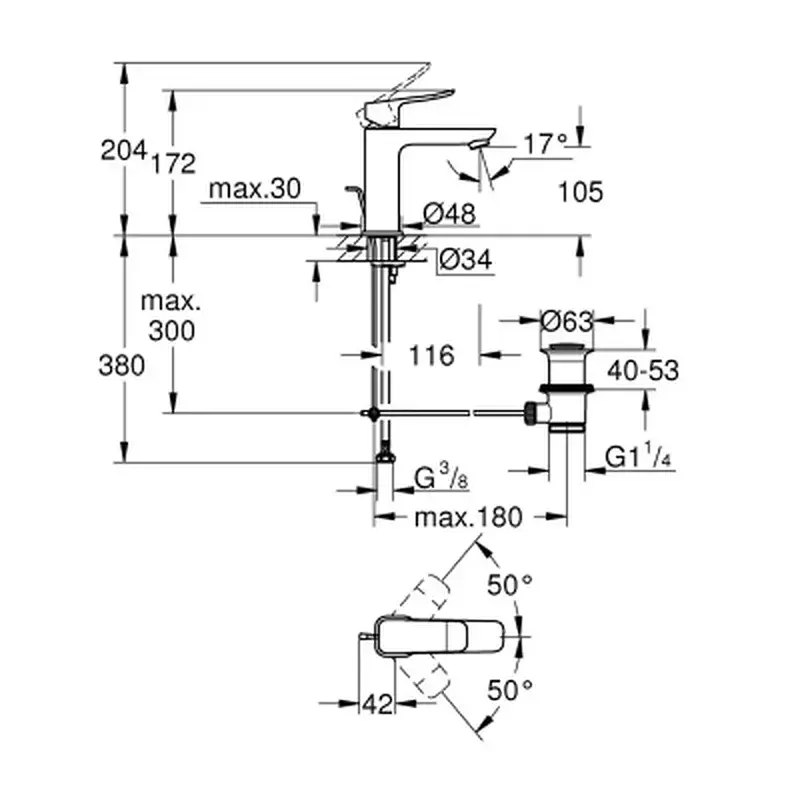 Змішувач Grohe QuickFix 1018322430 - фото 4