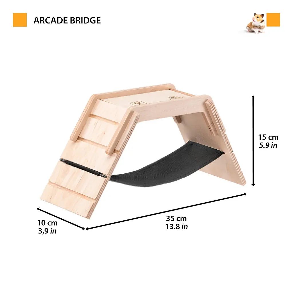 Іграшка для гризунів Ferplast Arcade Bridge 35x11x16 см 84660110 - фото 2