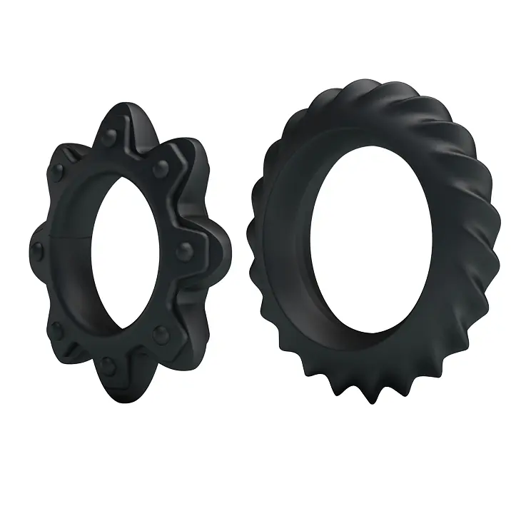 Набір ерекційних кілець BAILE RING FLOWERING SILICONE Baile BI-210154 88108 - фото 3