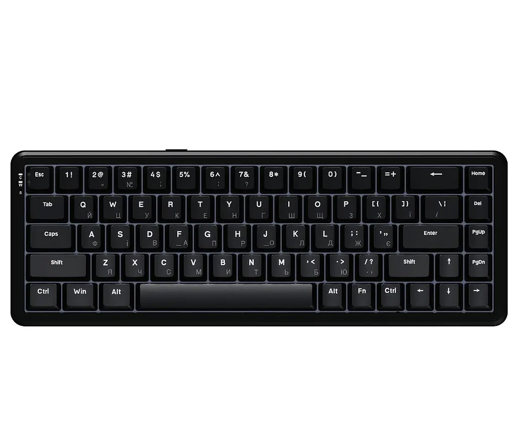 Клавіатура ігрова механічна Ajazz AK-680-MAX Magnetic Switch RGB USB Black - фото 2