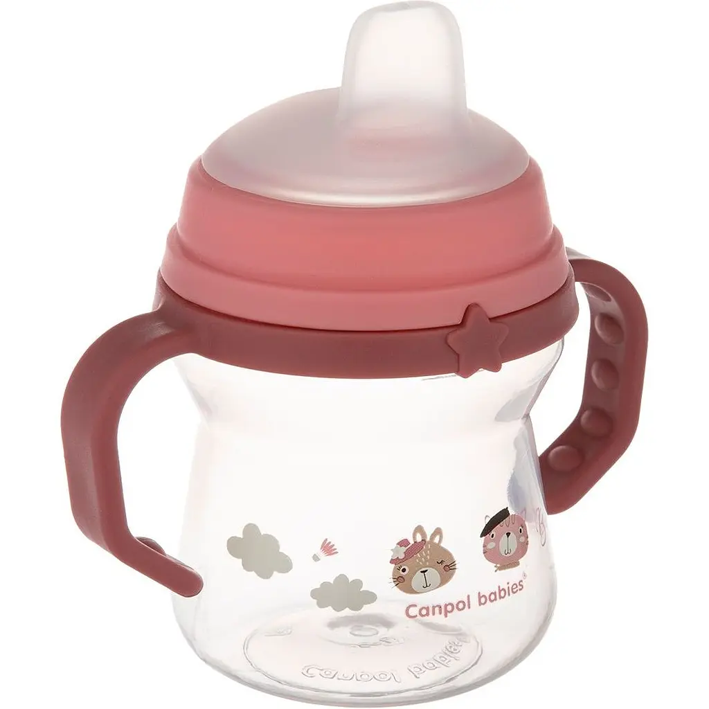 Кружка тренувальна Canpol babies First Cup Bonjour Paris 150 мл рожевий - фото 5