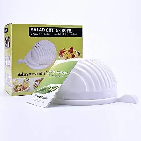 Салатниця - овочерізка Salad Cutter Bowl для швидкої шаткування овочів та салатів