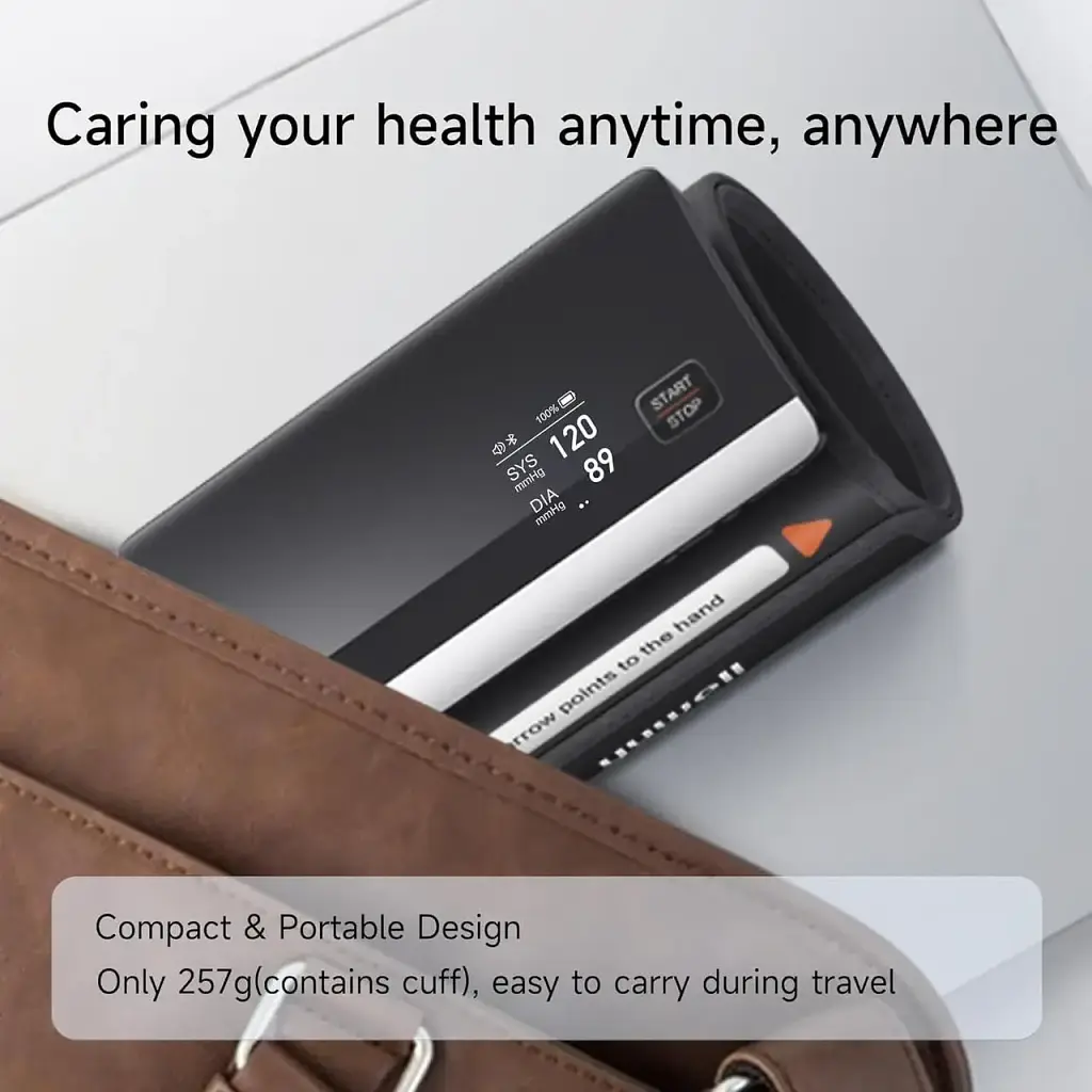 Бездротовий тонометр Yuwell YE630CR з Bluetooth, акумуляторний апарат для тиску + Додаток iOS/Android - фото 6