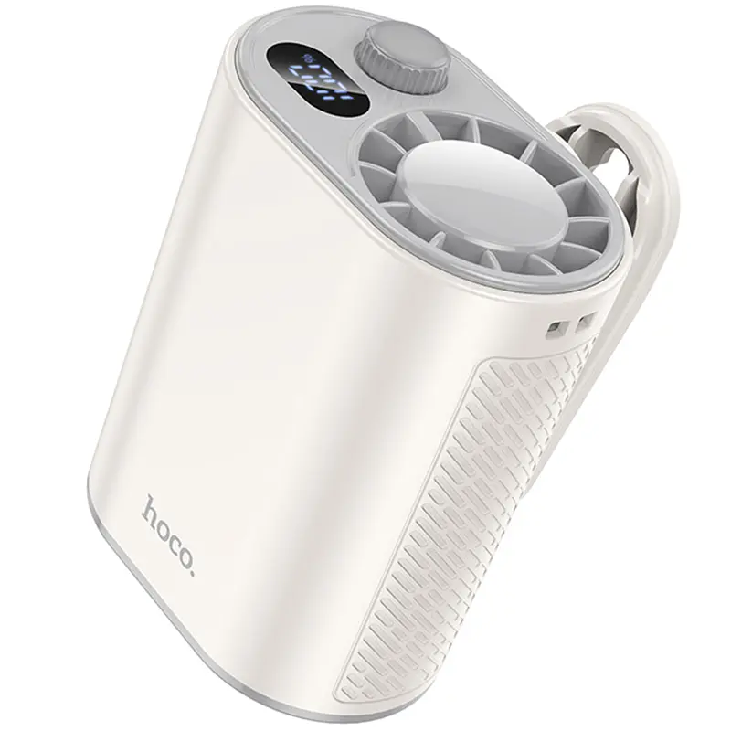 Портативний вентилятор HX609 handheld folding fan 3600 mAh White Hoco teh0029484 - фото 2