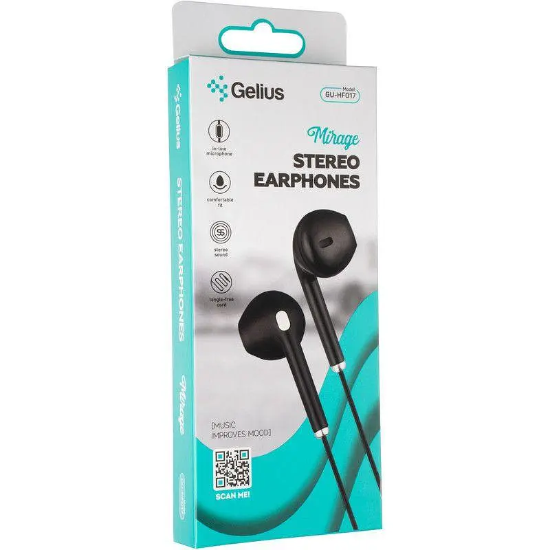 Наушники Gelius Ultra Iron Xiaomirage GU-HF017 Black with Xiaomic + button call answering - фото 3