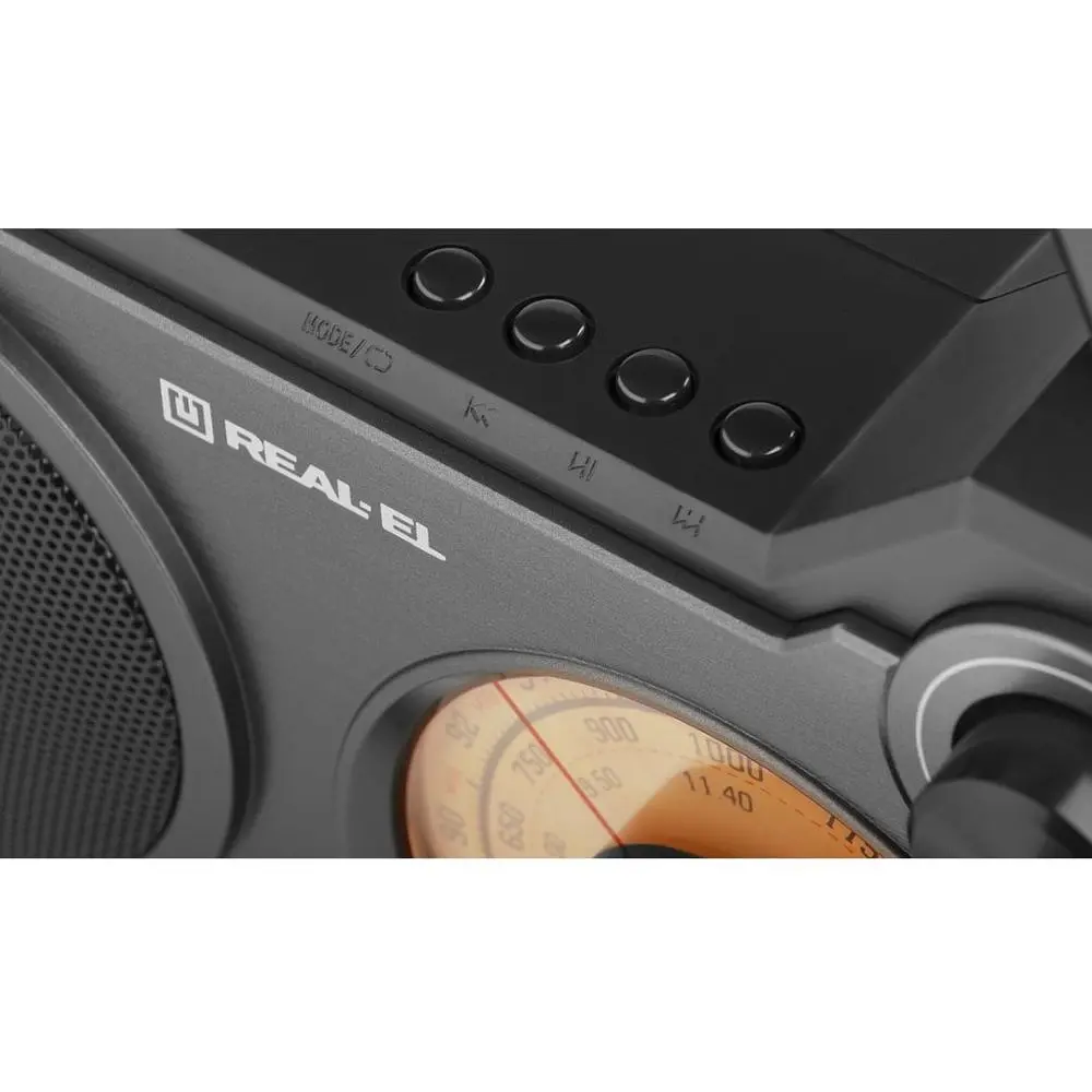 Радиоприемник портативный REAL-EL X703 Black - фото 9