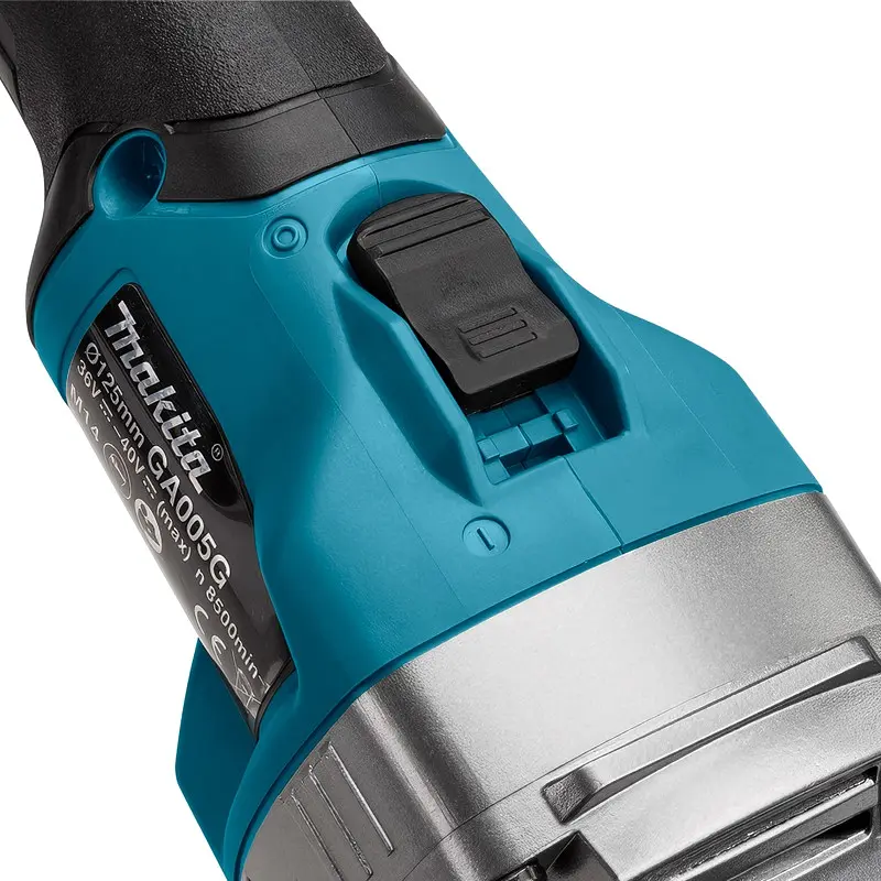 Шліфмашина кутова акумуляторна Makita GA005GZ (125 мм, 8500 об/хв, BL, AFT, XGT, без акумуляторів та зарядного пристрою) - фото 7