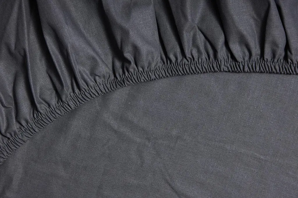 Простынь на резинке Moon&Star Sweat Gray Бязь Gold Люкс 160х200х25 см - фото 2