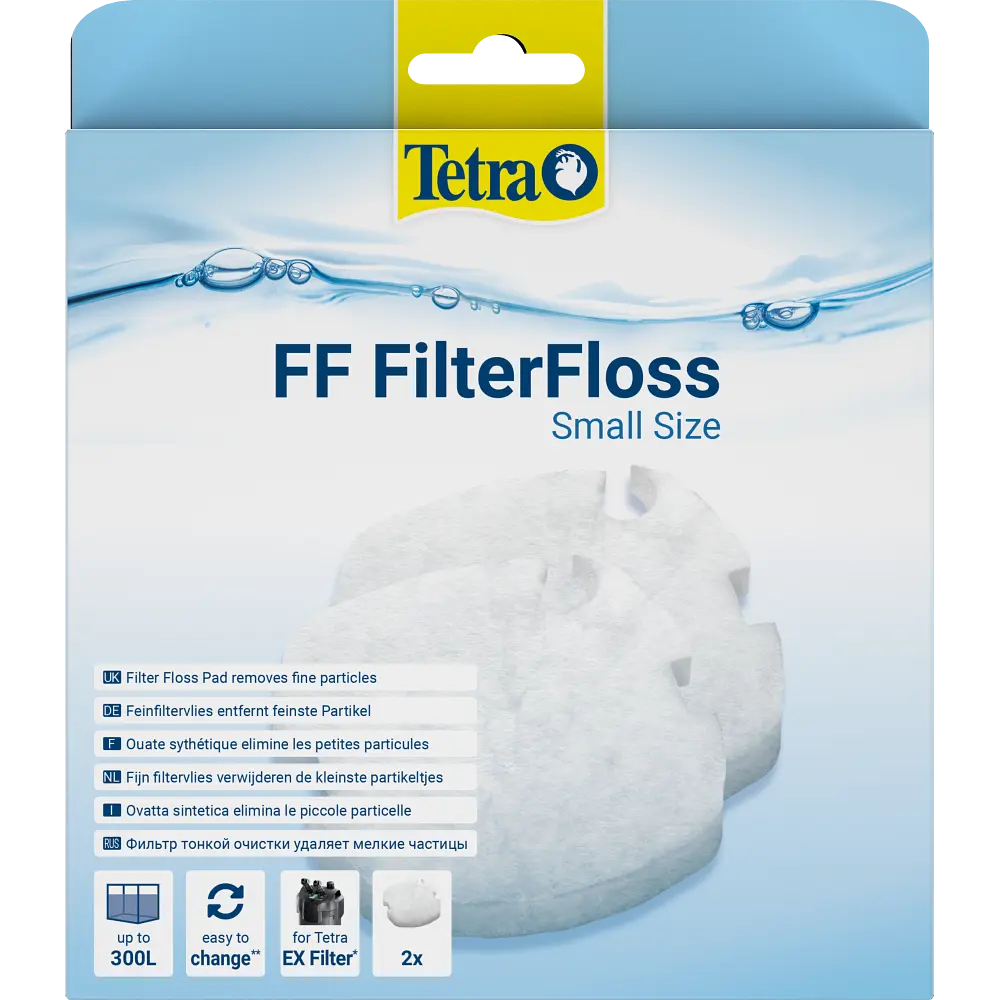 Вкладыш в фильтр Tetra Filter Floss S 2 шт. для внешнего фильтра Tetra EX 400 / 600 / 800 - фото 3