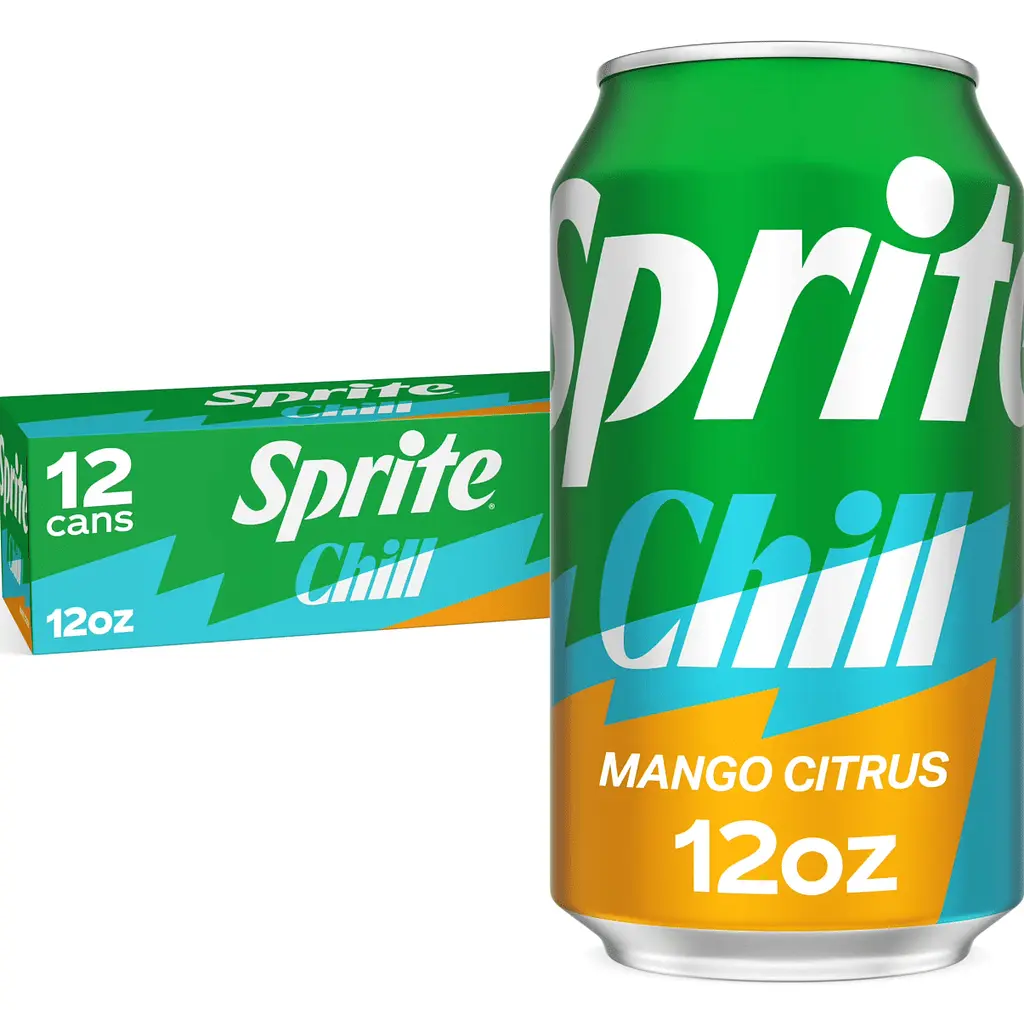 Газований напій Sprite Chill Mango Citrus Soda Pop 355 мл - фото 6