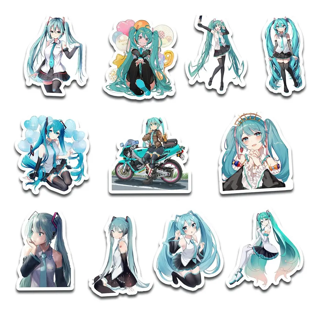 Стикерпак GeekLand Hatsune Miku 45 штук (SP GI HM 01) - фото 3