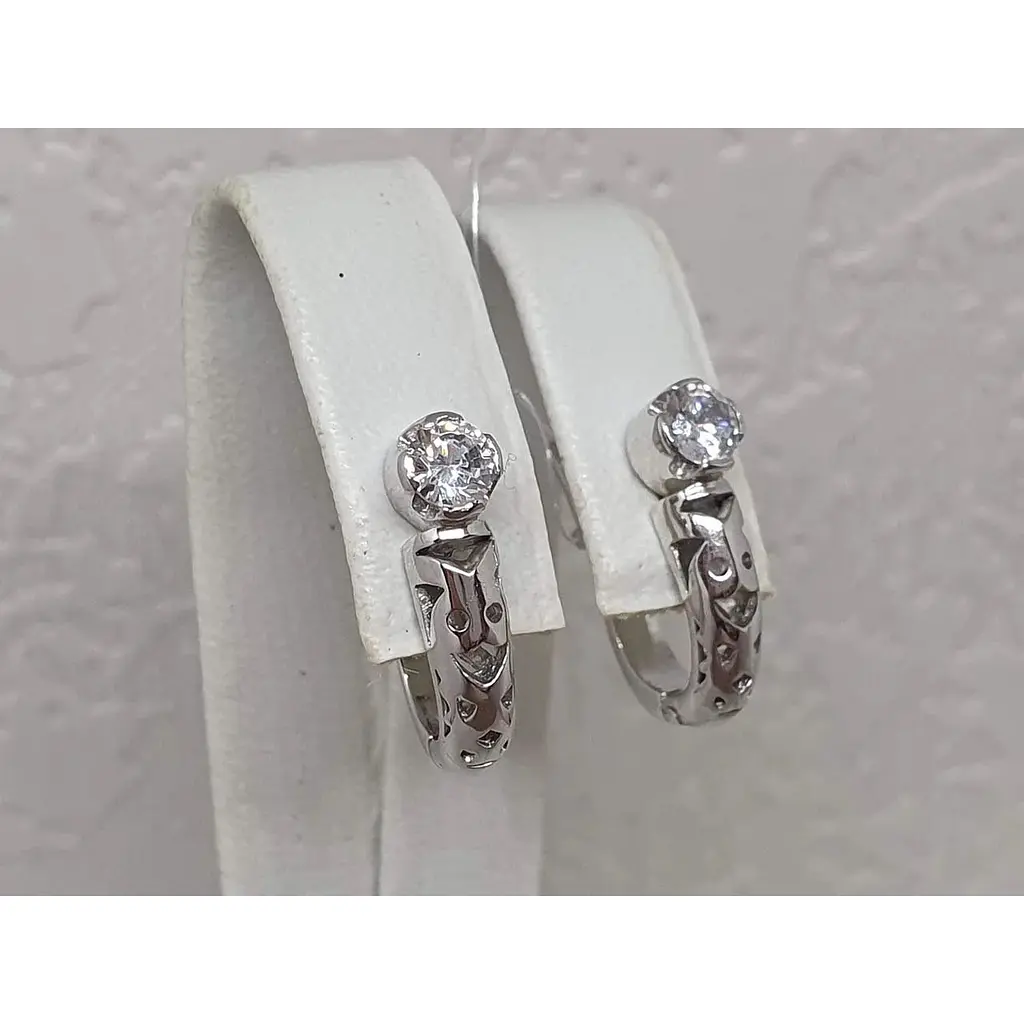 Серебряные серьги Qvaliz с фианитами. 902-00517 - фото 3